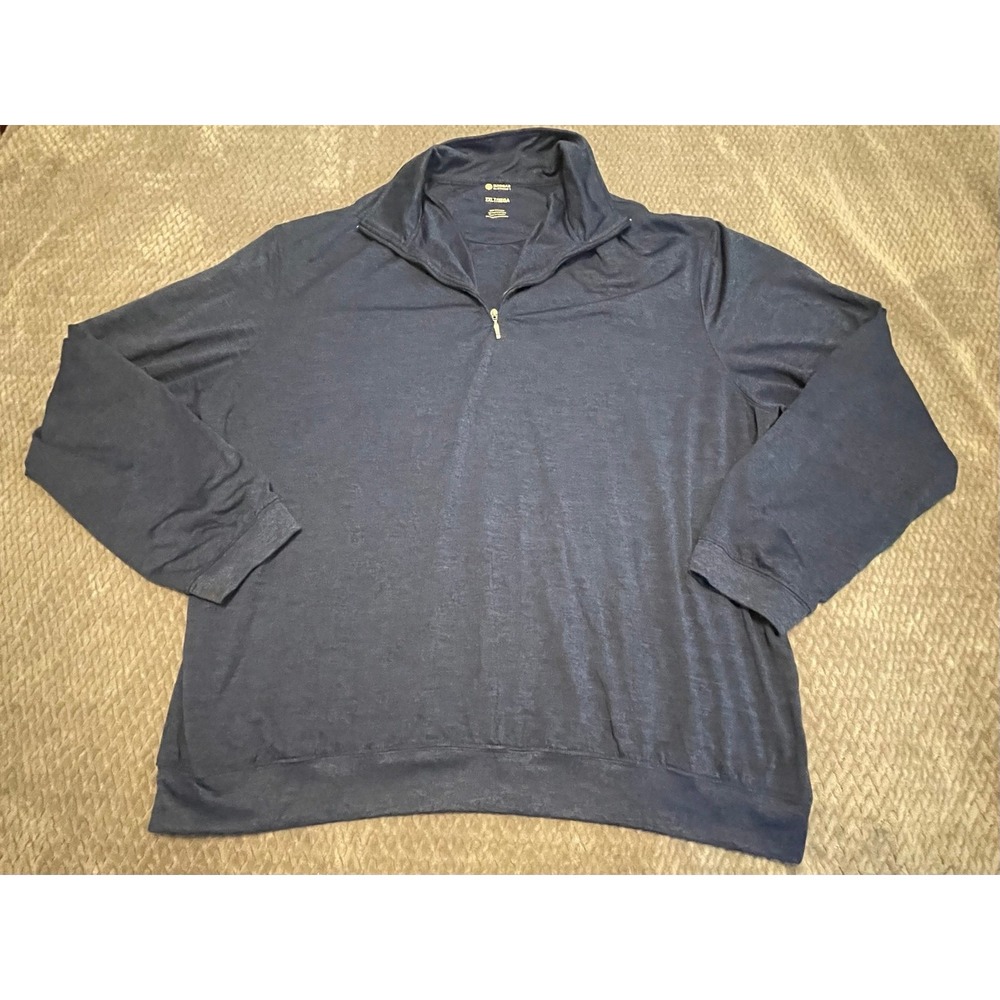 Haggar Mens Long Sleeve pullover Shirt - Blue - size 2XLT